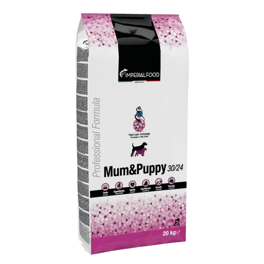 Imperial Food - Mum & Puppy (30/24) - 20kg - Uniekhondenvoer.com